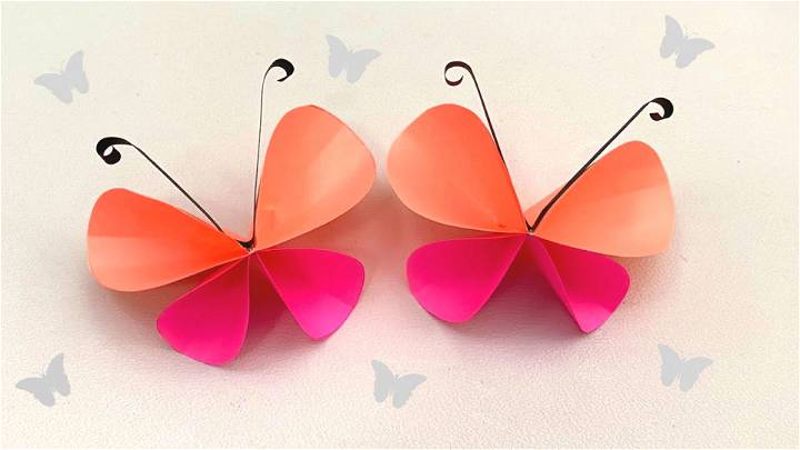 Paper Butterfly Craft for School