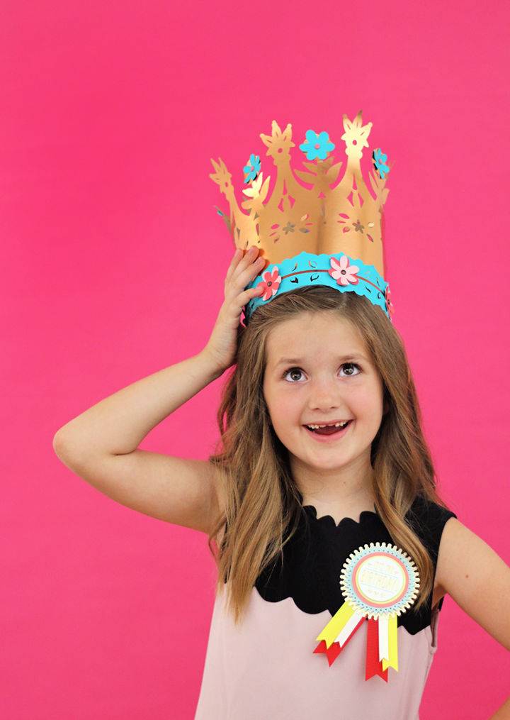 DIY Paper Crown for Birthday Party