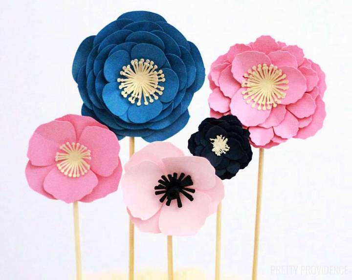 DIY Paper Flowers With a Cricut