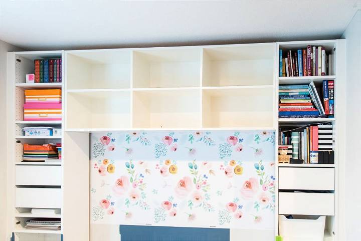 Plywood Bookshelves for a Built in Desk
