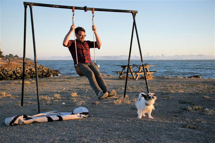 DIY Portable Swing Set at Home