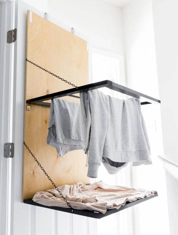 Make a Pulldown Hanging Drying Rack