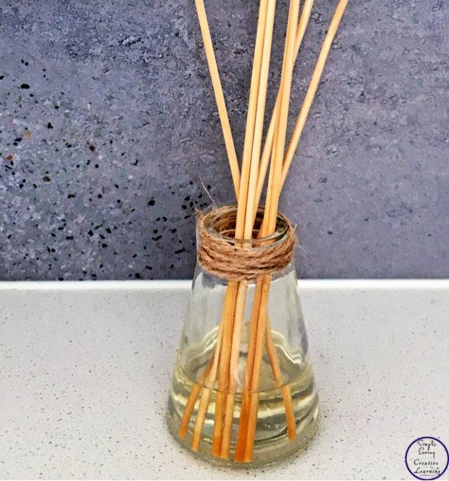 Quick DIY Reed Diffuser With Essential Oils