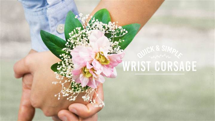 Quick and Simple Elastic Wrist Corsage