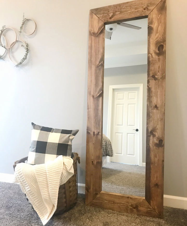 DIY Full Length Mirror Frame