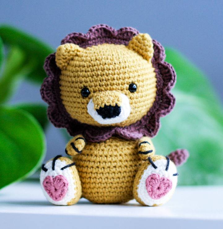 Simple Crochet Lion Amigurumi Pattern