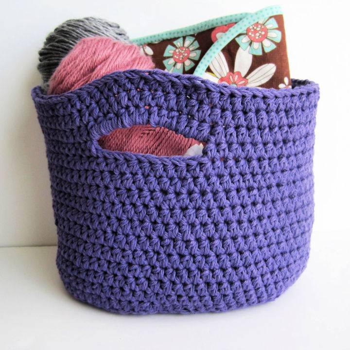 Simple Crochet Storage Basket Pattern