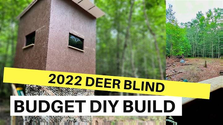 Simple DIY Deer Blind on a Budget