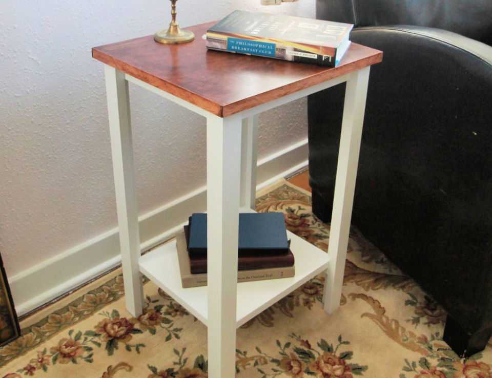 Simple DIY End Table Under $10