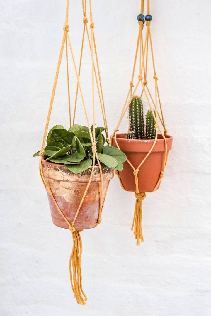 Simple DIY Macrame Plant