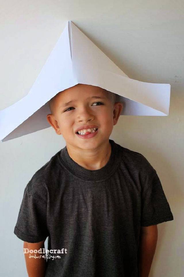 Simple DIY Paper Hat for Columbus Day
