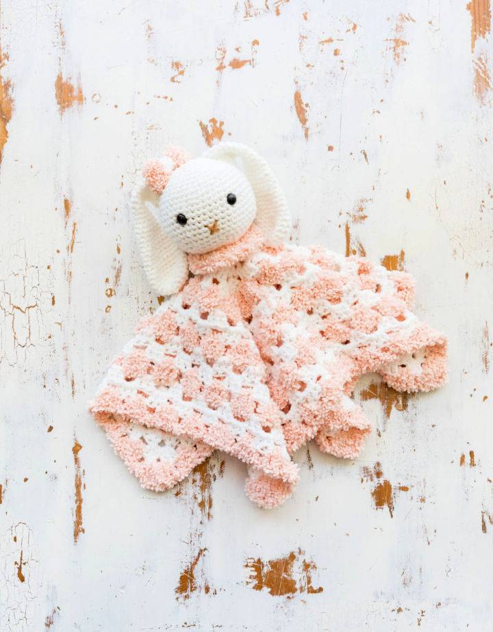 Snuggly Crochet Bunny Baby Lovey Pattern