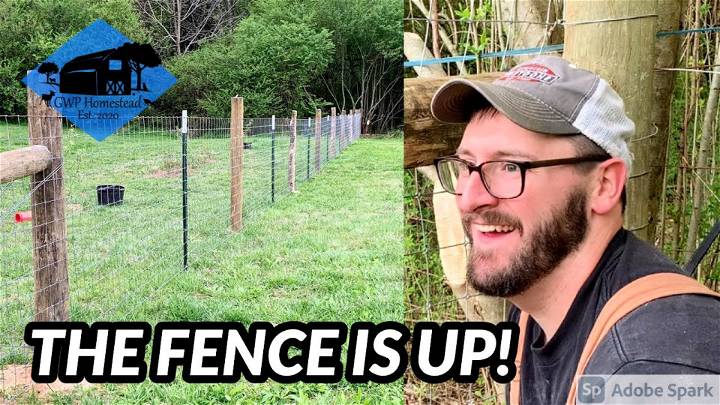 Build Your Own Stretch Woven Wire Fence