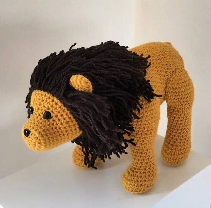 How to Crochet Stuffed Lion - Free Pattern