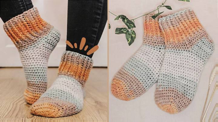 Adorable Crochet Socks Pattern