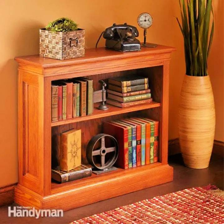 Traditional Plywood Bookshelf Idea