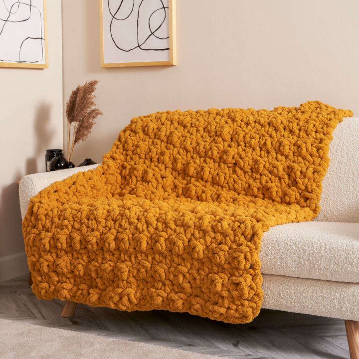 Unique Crochet Lemon Peel Stitch Blanket Pattern