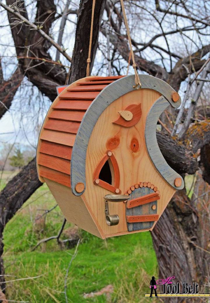 DIY Whimsical Wood Birdhouse