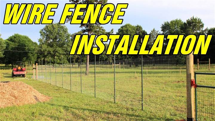 Easy Wire Fence Installation