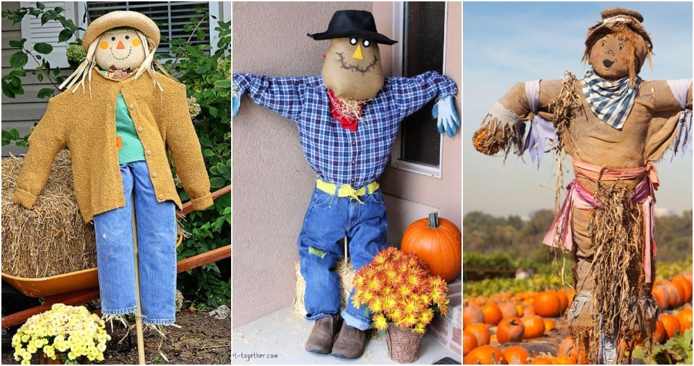 cheap diy scarecrow ideas