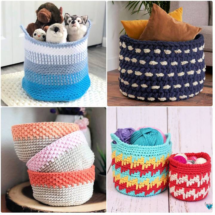 crochet basket patterns