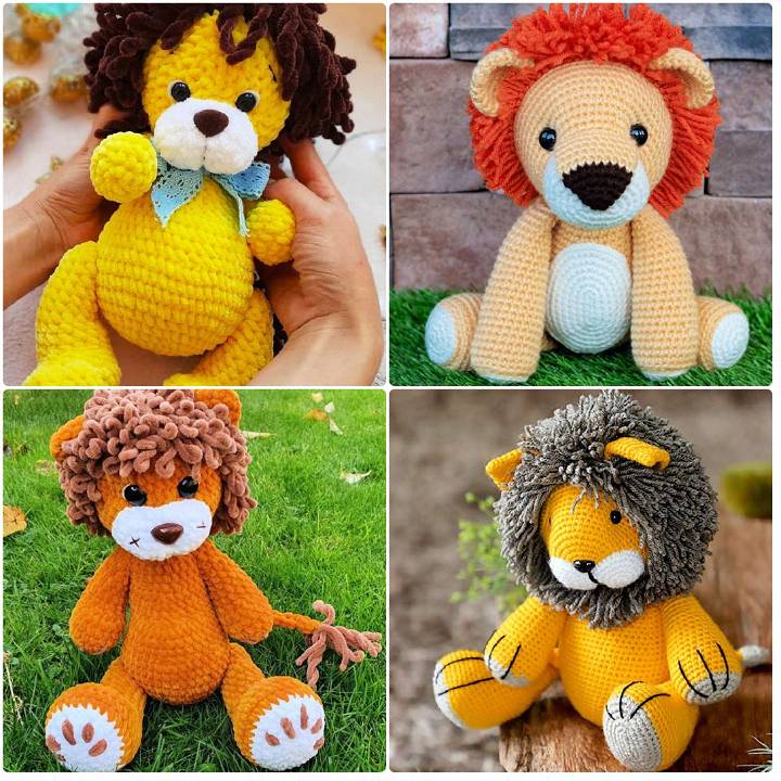 crochet lion patterns