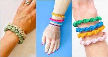 free DIY macrame bracelet patterns to make at home