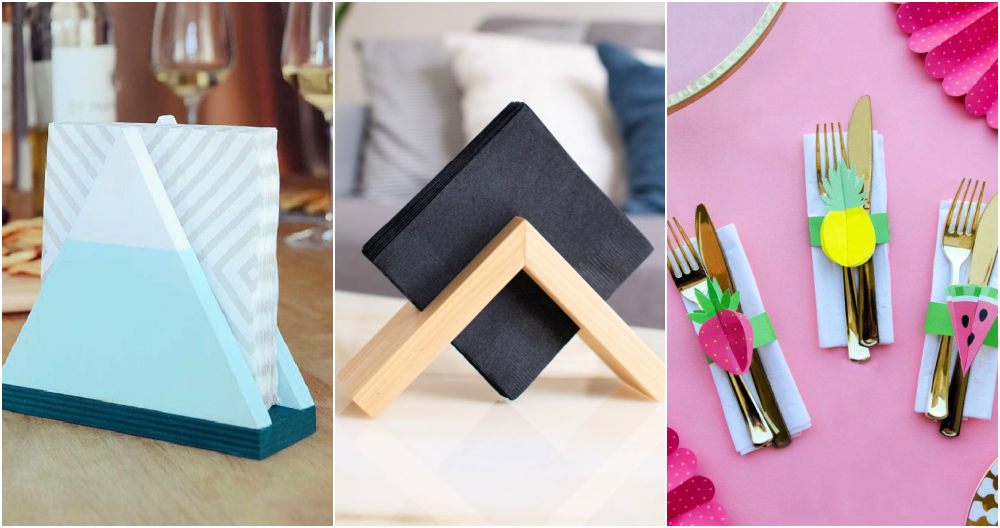 25 Cheap and Easy DIY Napkin Holder Ideas to Make