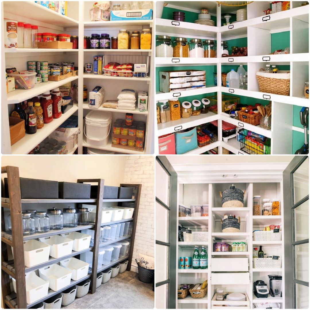 diy pantry shelves