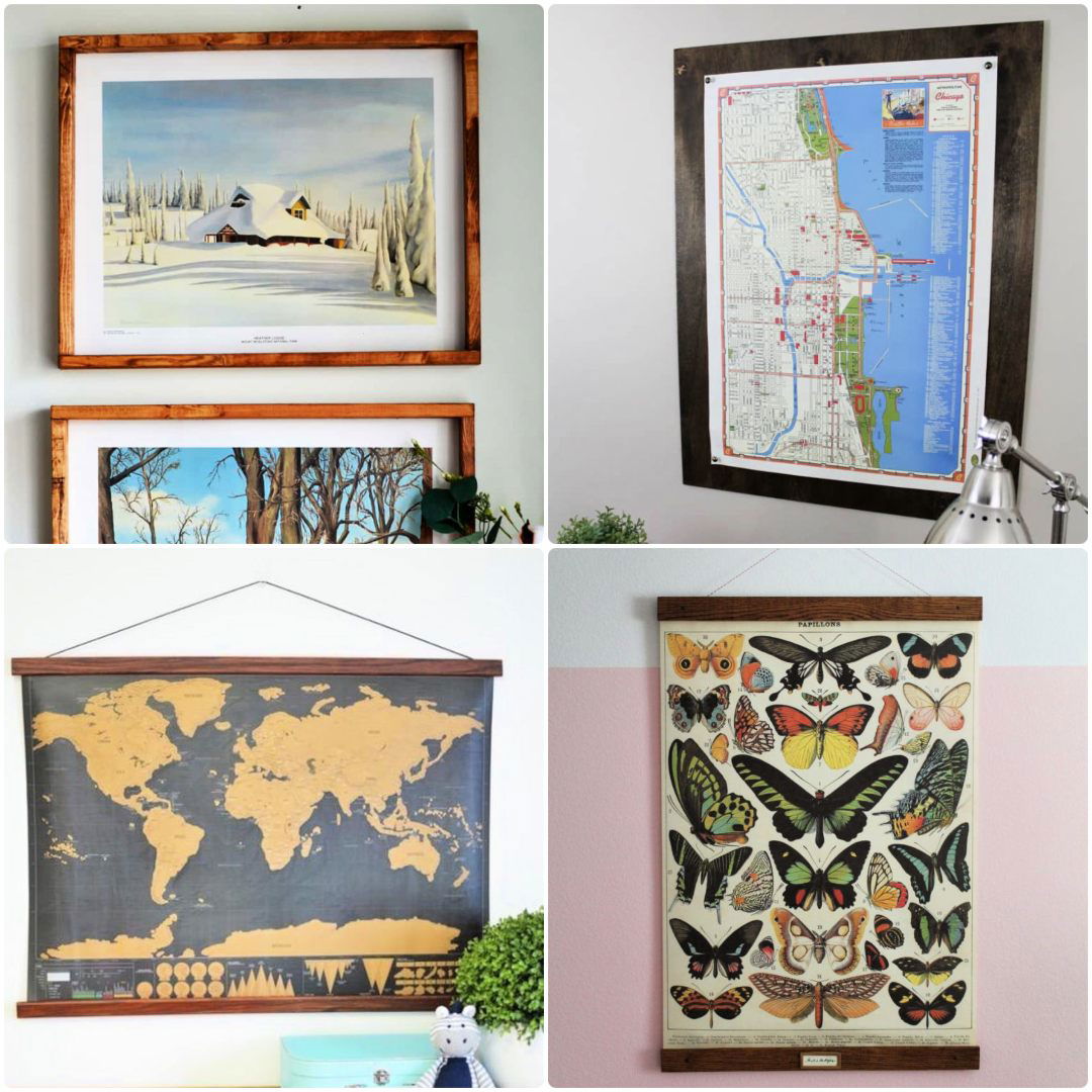 diy poster frames ideas