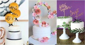 diy wedding cake topper ideas