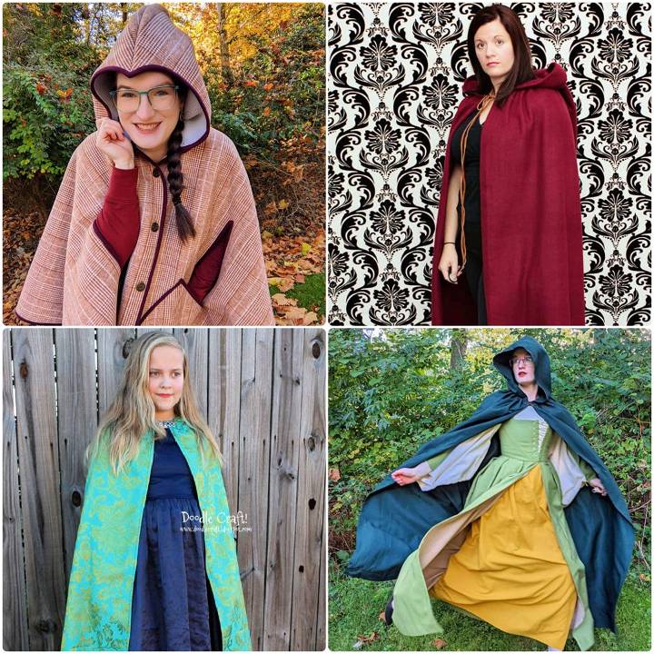 easy cloak sewing patterns