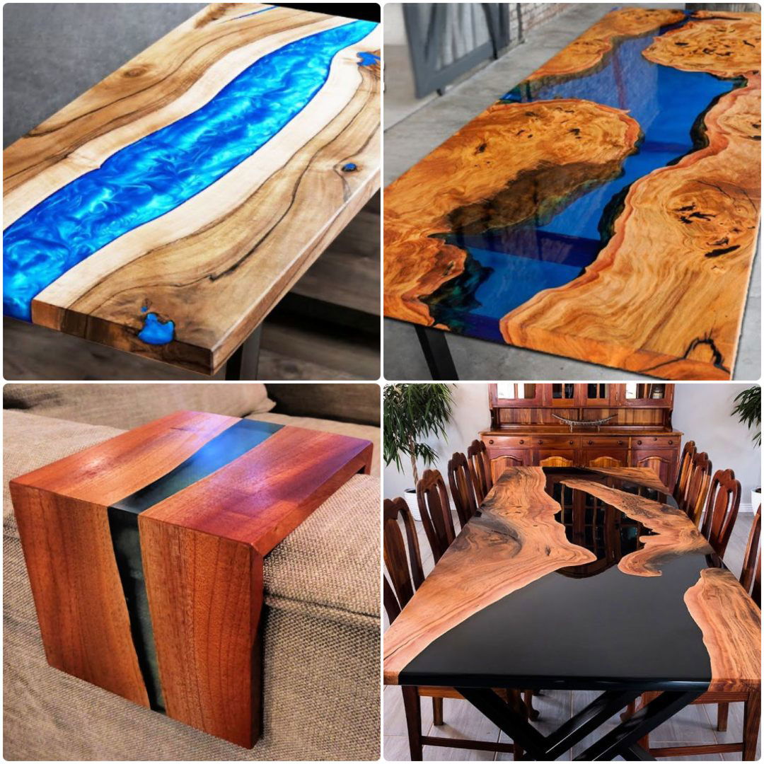 easy diy epoxy resin table ideas