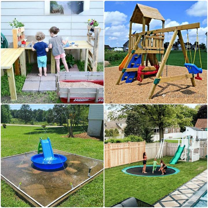 easy diy outdoor play area ideas