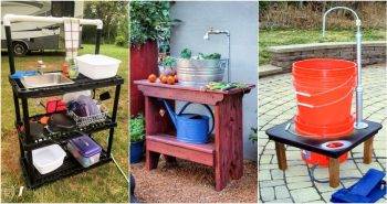 25 diy outdoor sink ideas for garden and utility needs