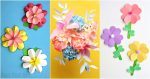 How to Make 3D Flowers (Printable 3D Flower Template)