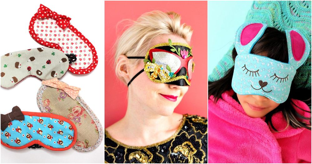 easy diy sleep mask ideaseasy diy sleep mask ideas to get better sleep - make your own sleep mask