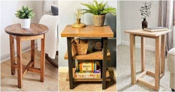25 free diy end table plans and ideas - build your own diy end tables