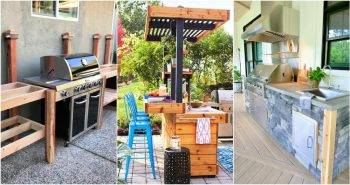 40 free DIY outdoor kitchen plans and ideas on a low budget
