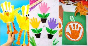 handprint crafts and art ideas for kids