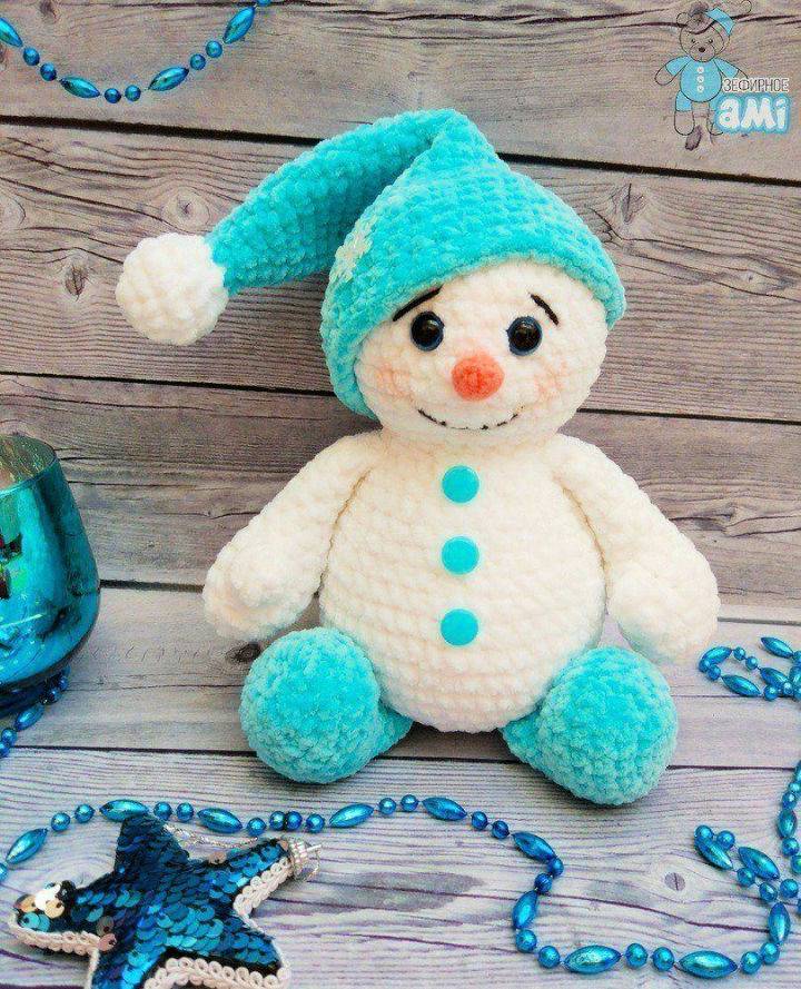 Free Crochet Amigurumi Snowman Pattern