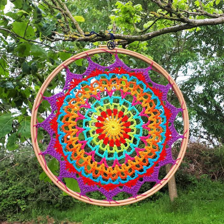 Beautiful Crochet Summer Mandala Pattern