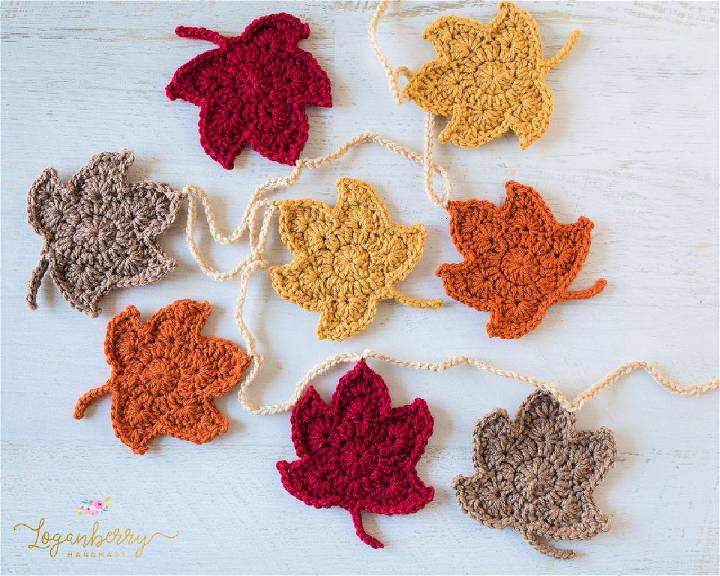Best Autumn Leaves Garland Crochet Pattern