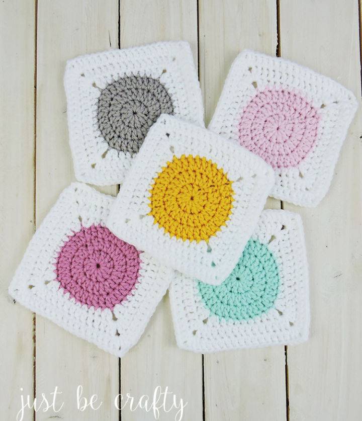 Best Circle to Square Granny Square Crochet Pattern