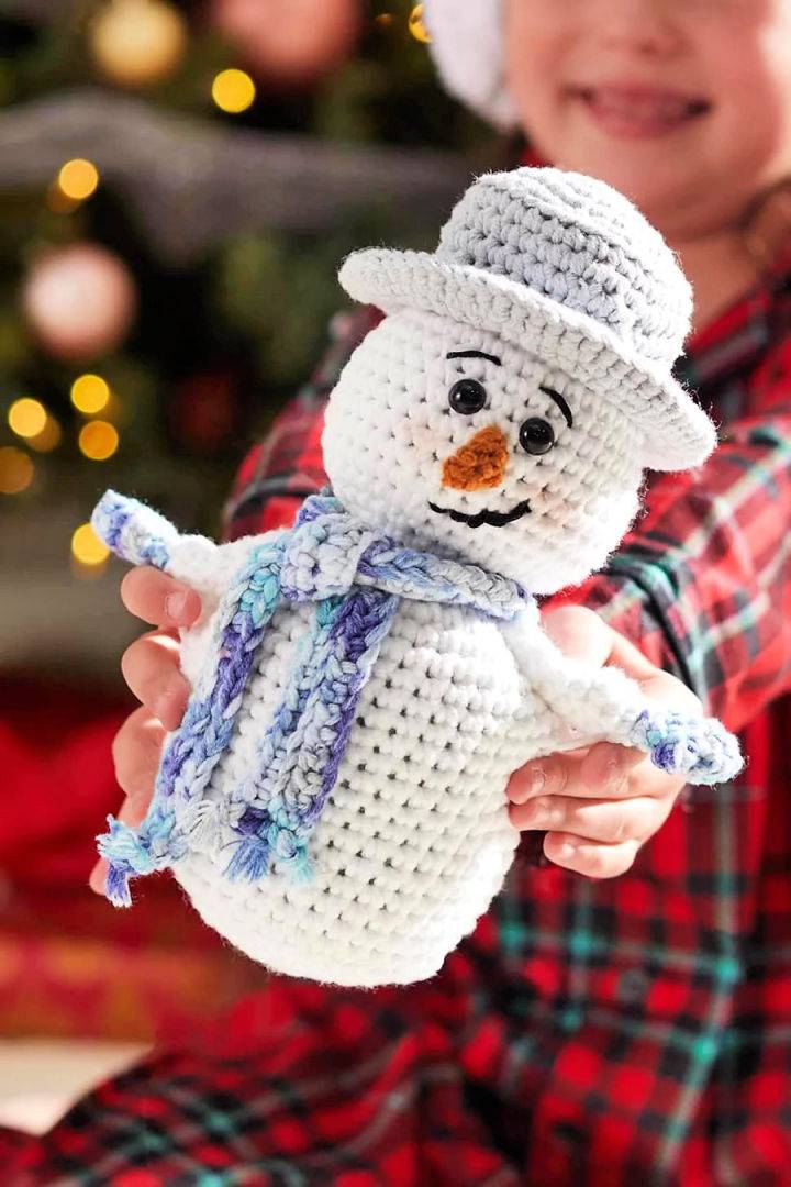 Best Happy Snowman Crochet Pattern