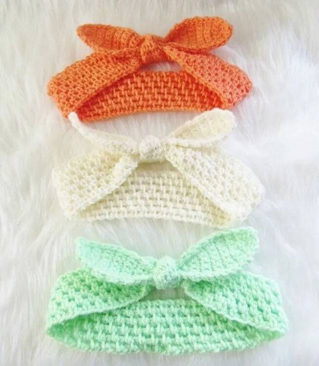 Best Knot Me Up Baby Headband Crochet Pattern
