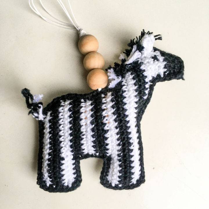 Crochet Black and White Zebra Pattern