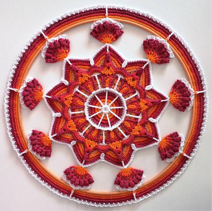 Crochet Graceful Abundance Mandala Pattern