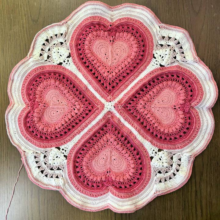 Crochet I Carry Your Heart Mandala Pattern