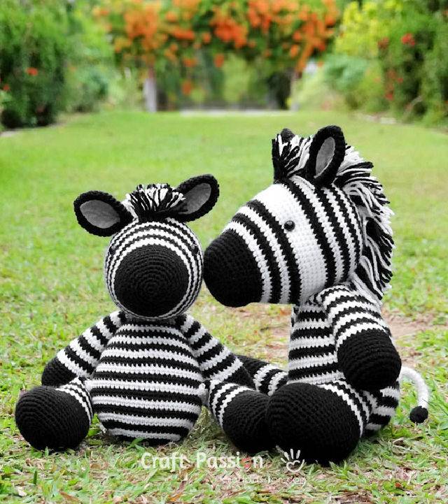 Crochet Zebra Amigurumi Pattern